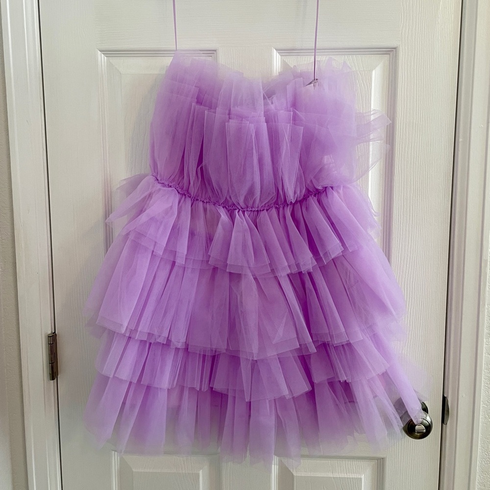 ⭐️SALE NWOT Tulle Mini Dress - Picture 2 of 13